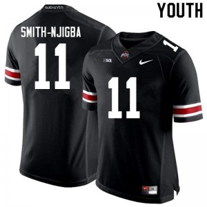 NCAA Ohio State Buckeyes Youth #11 Jaxon Smith-Njigba Black Nike Football College Jersey PYI2045VG